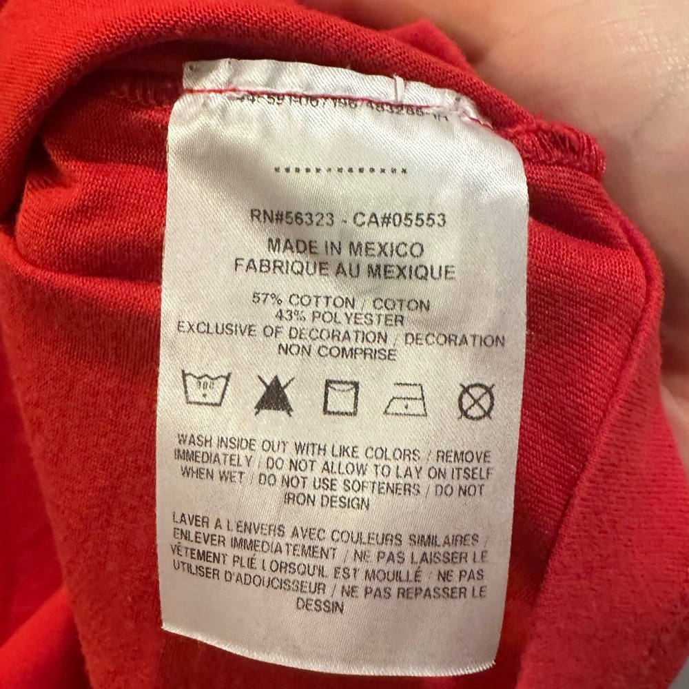 Nike University of Georgia Bulldogs Tee Size M Red - Picture 6 of 6